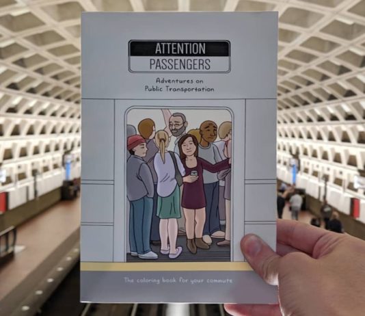 Artist Creates Coloring Book About the Weirdness of Public Transportation Attention Passengers