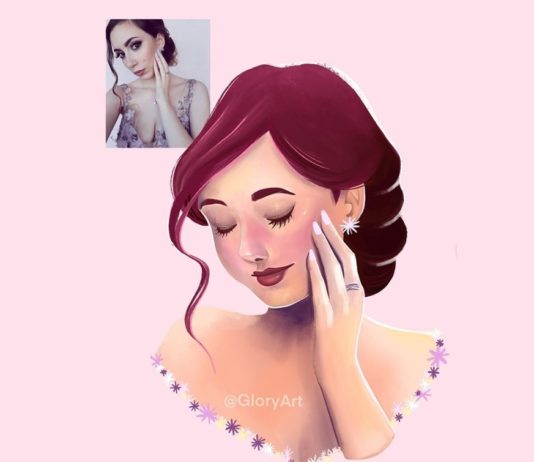 Artist Illustrates Followers as a Challenge Gloria Shugleva