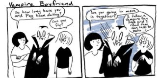 Artist Creates a Comic About Being in a Relationship With a Vampire