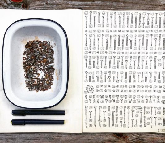 Artist Meticulously Documents the Tools Found in His Grandfather’s Shed