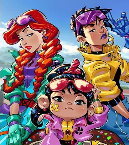 Artist Creates Disney Princess and X-Men Mashup