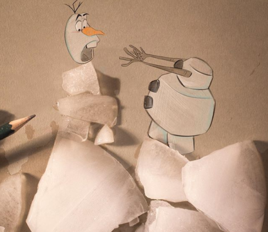 Artist Mixes Real-Life Objects With Cartoon Characters