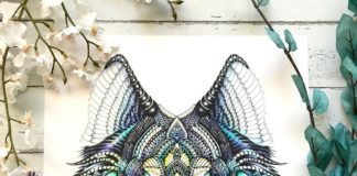 Patterned Animal Illustrations by Faye Halliday