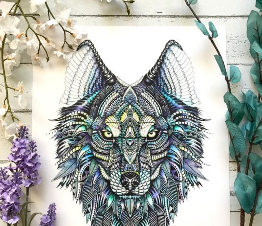 Patterned Animal Illustrations by Faye Halliday