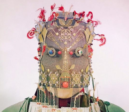 Two Artists (and One Dog) Who Wear Masks All Year Round