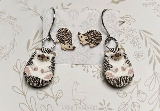 Artist Makes Adorable Polymer Clay Sculptures of Her Late Hedgehog
