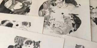 Illustrator Creates an Alphabet Made of Playful Dogs