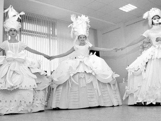 Russian Artists Create Wearable Art Out of Paper
