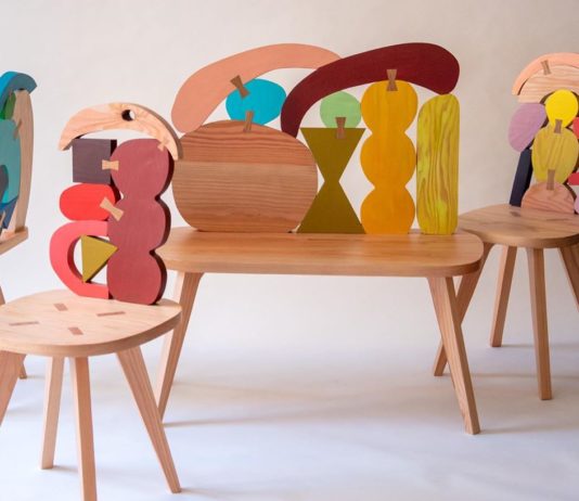 Check Out Colorful Hand-Painted Wooden Chairs and Benches
