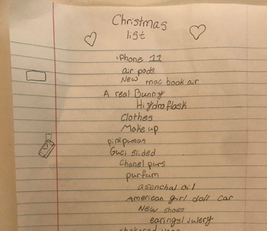 This 10-Year-Old’s Christmas Wish List Went Viral