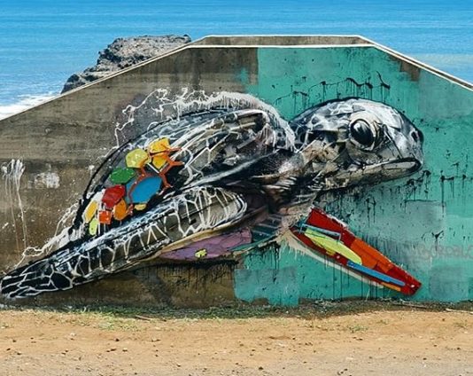 Portuguese Artist Uses Trash to Create His Amazing Street Art