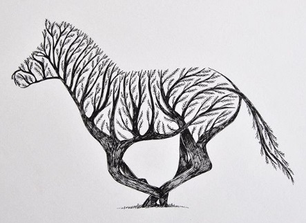 Artist Merges Animals and Nature to Create Beautiful Art