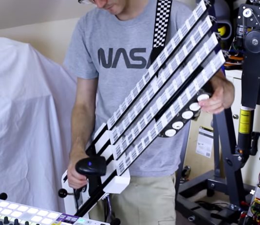 Guy Creates a Guitar That Uses Barcodes Instead of Strings
