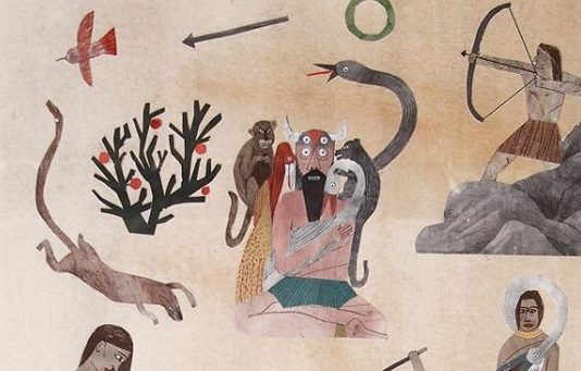 Cristóbal Schmal’s Collages Tell Ancient Andean Stories