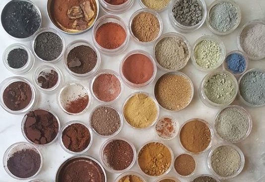 Check Out the Fantastic Library of Natural Ochre Pigments