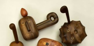 This Taiwanese Carpenter Makes Charming Cartoonish Wood Sculptures