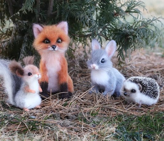 Felting Artist Makes Adorable Miniature Versions of Animals