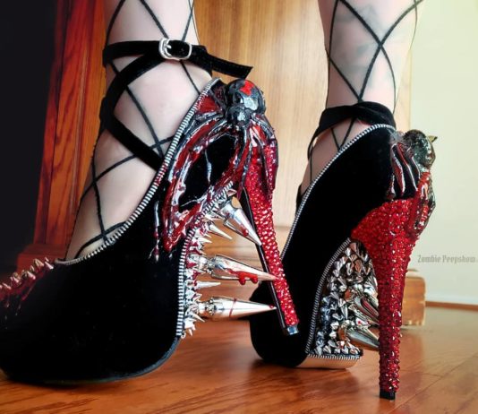This Shoe Artist is Making Incredible Horror and Goth Themed Shoes