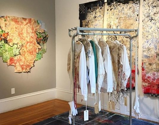 Merill Comeau Alters Vintage Textiles, Turning Them Into Pieces of Art