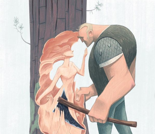 Artist Illustrates the Life Of a Grieving Woodworker