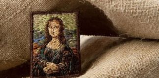 Embroidery Artist Turns Art History Masterpieces into Brooches