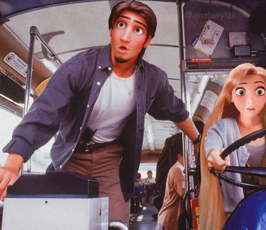 Artist Replaces People in Iconic Movie Scenes with Cartoon Characters