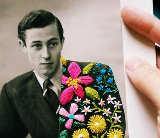 Artist Embroideries Vintage Photos Giving Them a Mysterious Look
