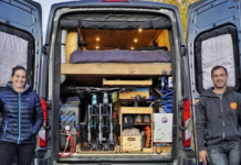 Couple Sold House and Went On An Adventure In a Customized Van