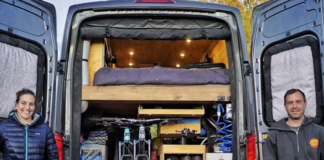 Couple Sold House and Went On An Adventure In a Customized Van