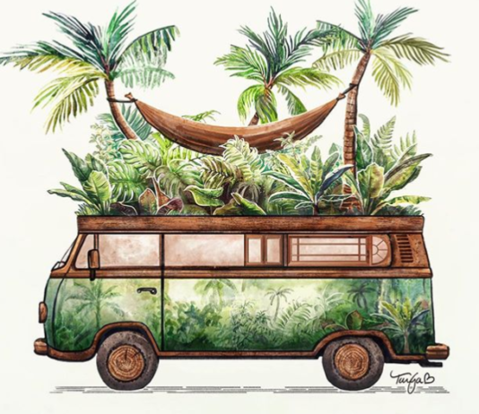 Artist Illustrates Nomadic Life and It Makes Us Want to Join Her