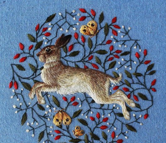 Chloe Giordano’s Art is at a Crossroads Between Embroidery and Illustration