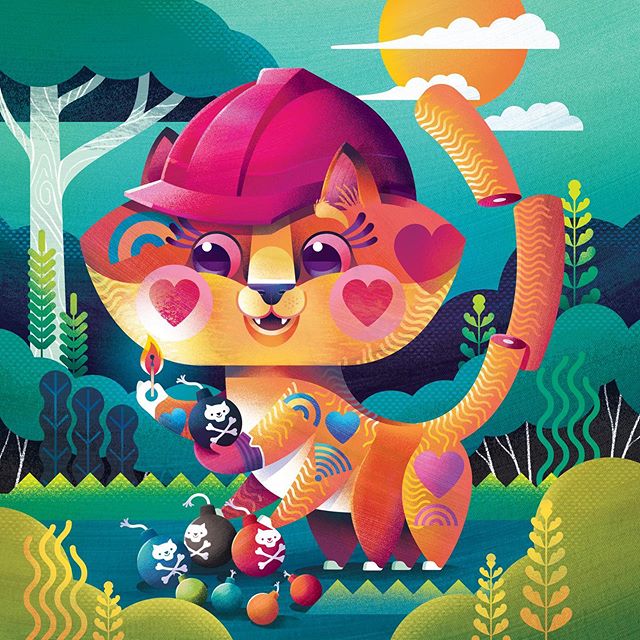 Rebecca Mills' Vector Illustrations Really Pop! - Playjunkie