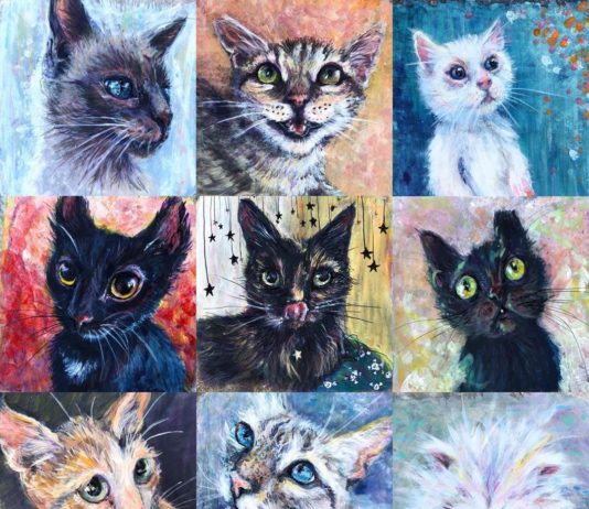 Imaginative Mom Paints Cat Portraits On Her Daughter’s Sandwich Bags