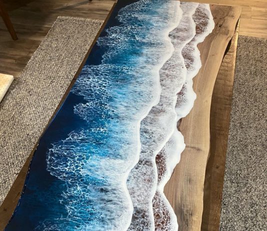 Lovely Ocean-Themed Tables By Jared Davis and Rivka Wilkins