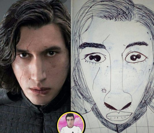 Not So Talented Artist Creates Not So Good Celebrity Portraits