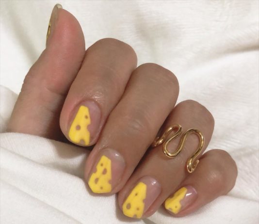 Instagram is Going Crazy for Unistella’s Cheese Nail Art