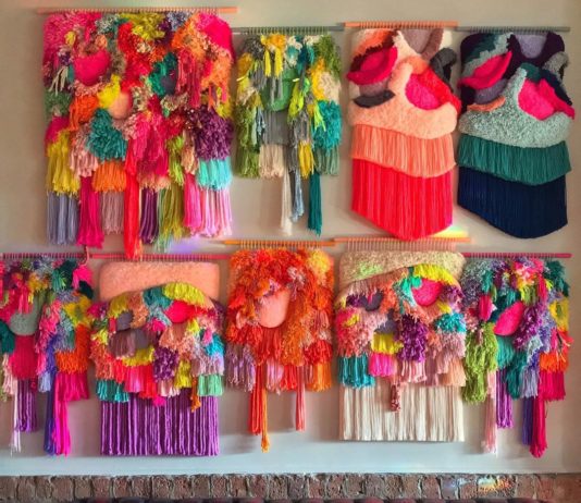 Judit Just’s Colorful Tapestries Are Great Fun