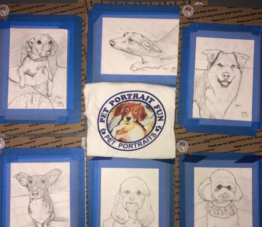 These Pet Portraits Were Drawn In 10 Minutes