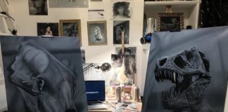 German Artist Creates Stunning Paintings of Prehistoric, Extinct Animals