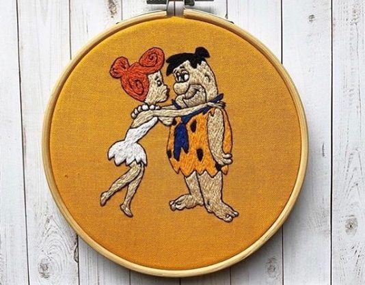 Cartoon Character Embroidery by Rayna