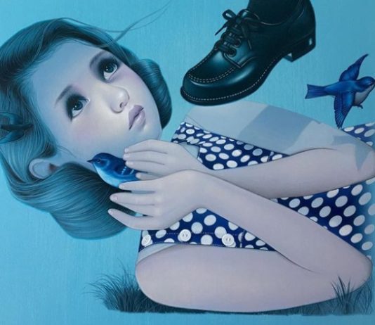 Sean Mahan Paints Dreamy Art on Wood