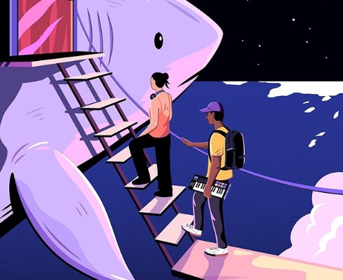 Bold And Vibrant Illustrations by Tanguy Jestin