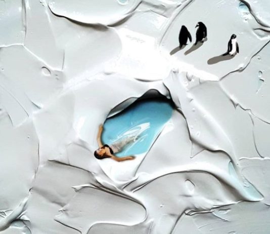 Artist Uses Layers Of Paint And Digital Art to Create Mesmerizing Paintings