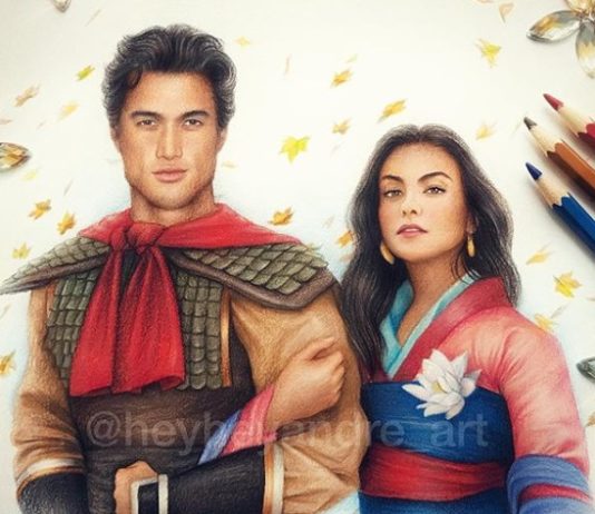 Self-taught Artist Makes Portraits of Celebrities as Disney Characters