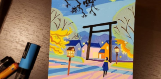 Canadian Artist Depicted The Beautiful Scenery She Saw In Japan