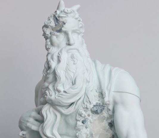 Artist Recreates Famous Sculptures With Crystals