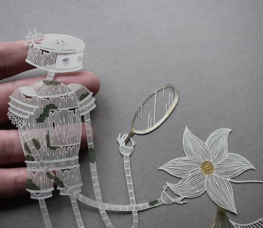 Intricate Paper Cutting Art By Pippa Dyrlaga