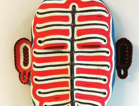 Artist Creates Unusual Face Masks From Ropes