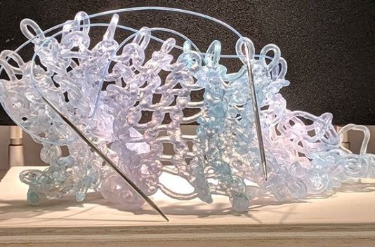 Carol Milne is a Pioneer of “Knitted” Glass Sculptures