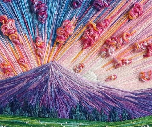 Carolina Torres Paints Landscapes with Threads
